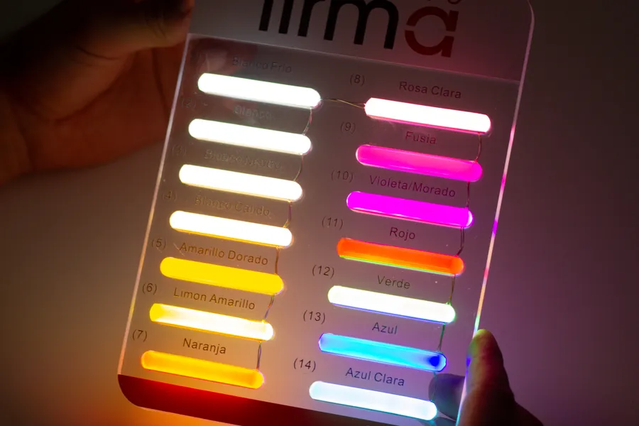 Letrero neón LED personalizado para negocio