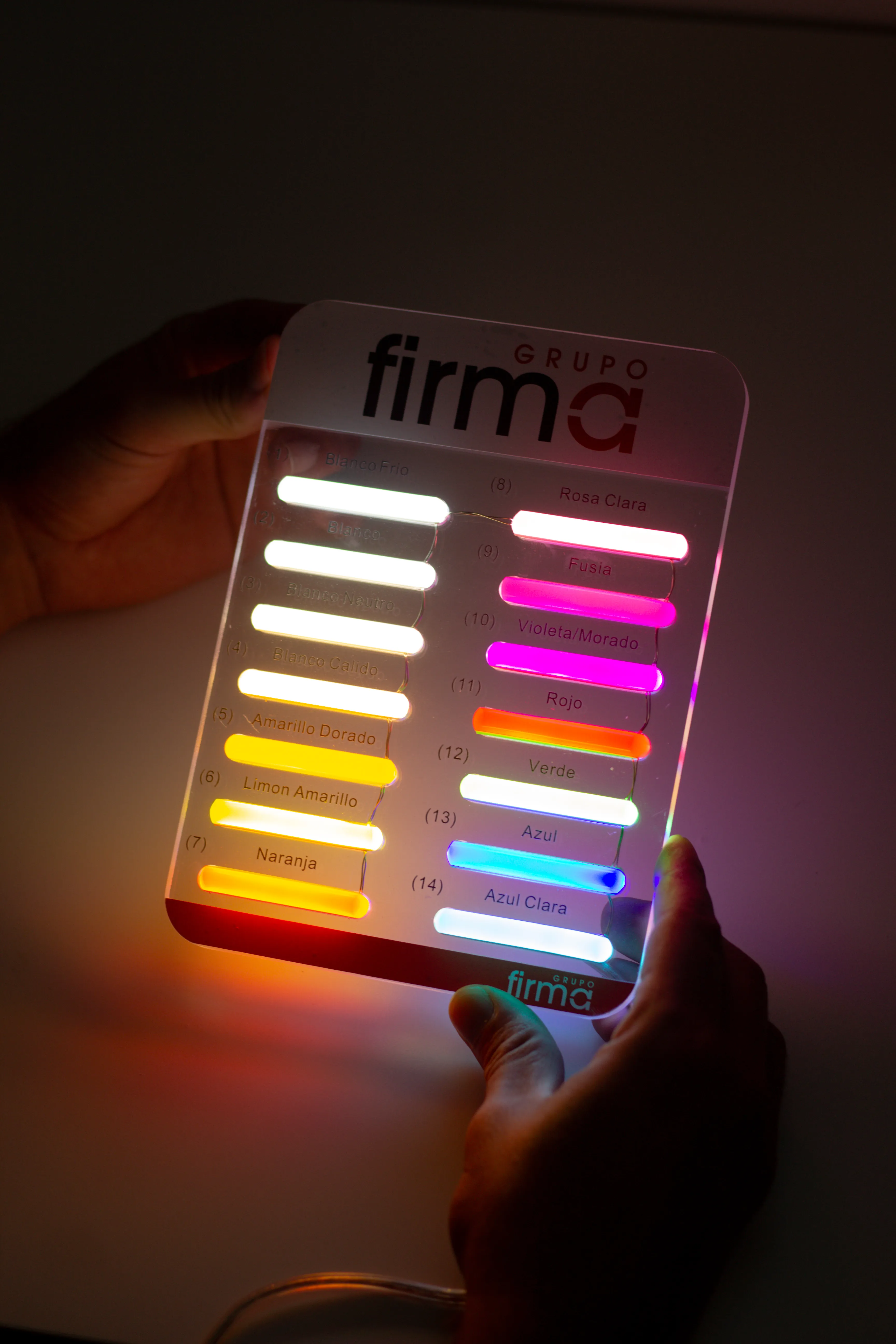Letrero de neón — proyecto Firma